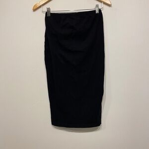 **$5 SALE** H&M Maternity Black Bodycon Midi Skirt Size Small